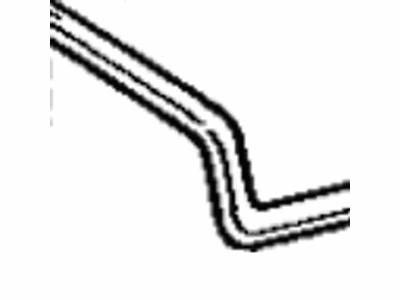 1982 Toyota Cressida Weather Strip - 64461-22100