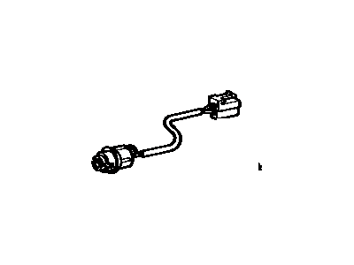 Toyota 81755-20060 Socket & Wire Sub-Assy, Rear Side Marker Lamp