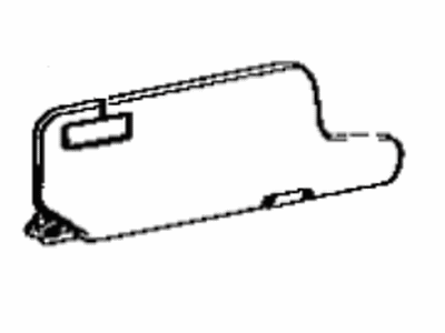 Toyota 74542-22030 Plate, Automatic Belt Caution