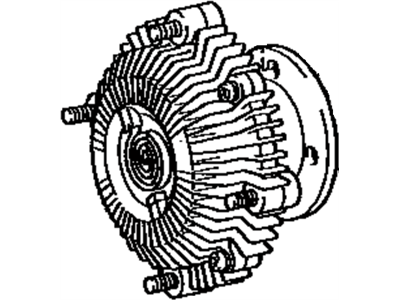 Toyota 16210-41160 Coupling Assembly, Fluid