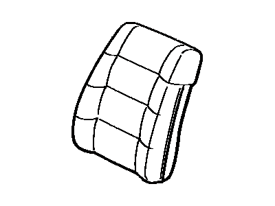 Toyota 71073-2A140-06 Front Seat Back Cover, Left(For Separate Type)