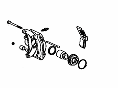 Toyota 47730-24030 Cylinder Assembly, Disc Brake, Rear RH