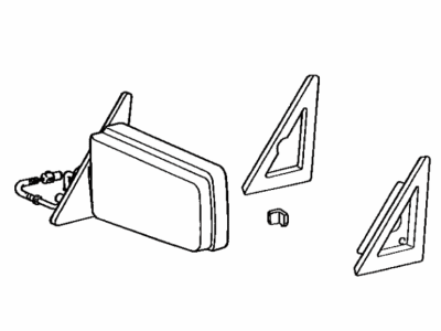 Toyota 87940-80082 Driver Side Mirror Assembly Outside Rear View