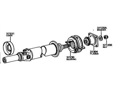 Toyota Cressida Drive Shaft - 37120-22180