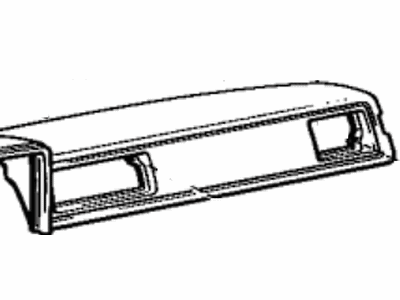 Toyota 55401-22200-01 Safety Pad Sub-Assembly, Instrument Panel, Upper