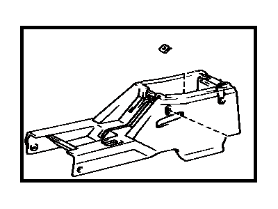 Toyota 58901-22031-01 Console Assy, Rear