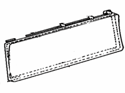 Toyota 83138-22080 Glass, Combination Meter