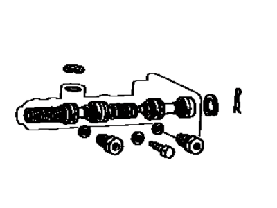 Toyota Cressida Master Cylinder Repair Kit - 04493-20110