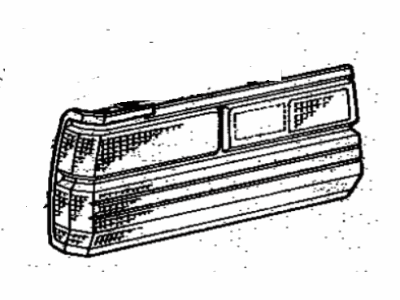 Toyota 81561-22560 Lens, Rear Combination Lamp, LH