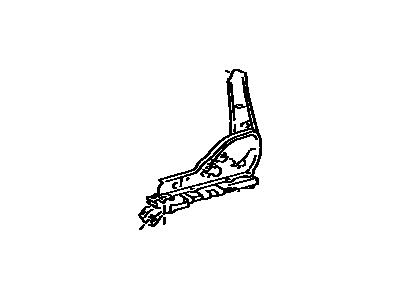 Toyota 72022-06060 Adjuster Sub-Assy, Front Seat, Inner LH