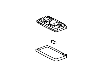 Toyota 81240-06010-E0 Lamp Assembly, Room