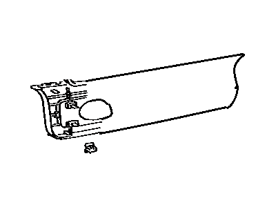 Toyota 67750-06020-J0 Board Assy, Back Door Trim