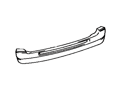 Toyota 52615-06010 Absorber, Rear Bumper Energy