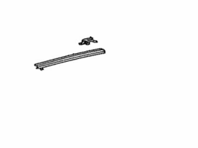 Toyota 75644-33021 Moulding, Quarter Window, Outside Upper LH