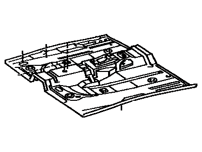 Toyota Camry Floor Pan - 58111-33010