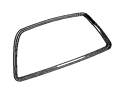 Toyota 75571-AA010 Moulding, Back Window, Outside Upper