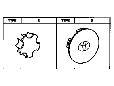 Toyota 42603-33040 Wheel Hub Ornament Sub-Assembly