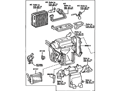 Toyota 87050-06030 Radiator Assy, Air Conditioner