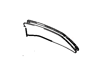 Toyota 64811-AA030 Glass, Back Window