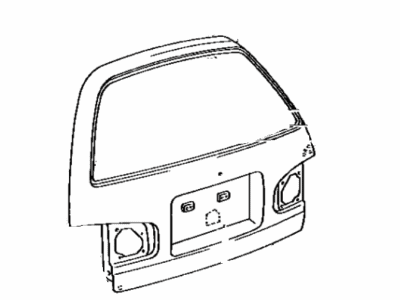 Toyota 67005-06040 Panel Sub-Assy, Back Door