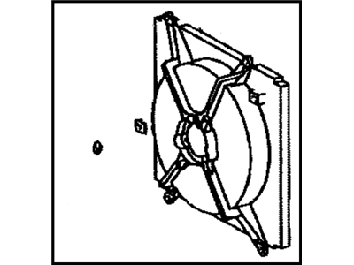 1996 Toyota Camry Fan Shroud - 88454-06010