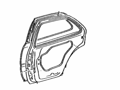 Toyota 67004-06021 Panel Sub-Assy, Rear Door, LH