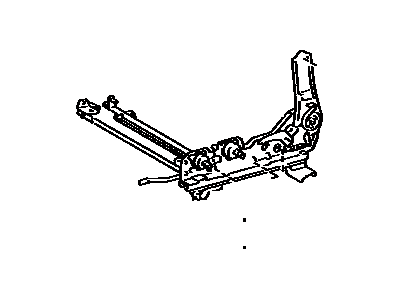 Toyota 72012-06060 Adjuster Sub-Assy, Front Seat, Outer LH