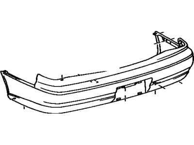 1995 Toyota Camry Bumper - 52159-06900