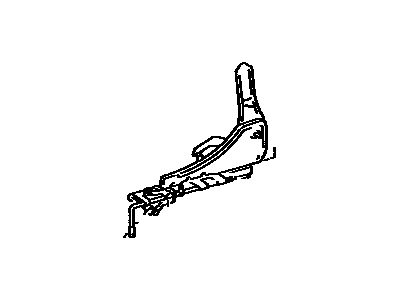 Toyota 72011-06050 Adjuster Sub-Assy, Front Seat, Outer RH