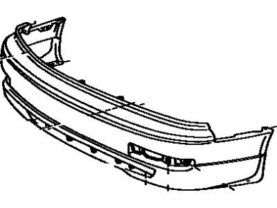 1994 Toyota Camry Bumper - 52119-AA900