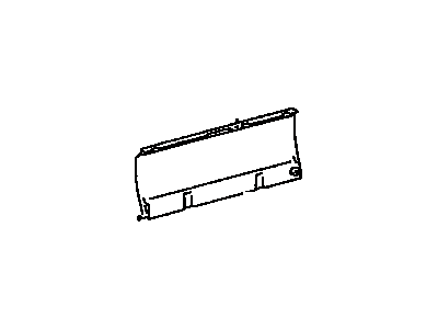Toyota 64716-06010-C1 Cover, Luggage Compartment Trim, Rear