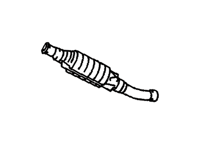 Toyota 17460-0D030 Catalytic Converter Assembly With Pipe