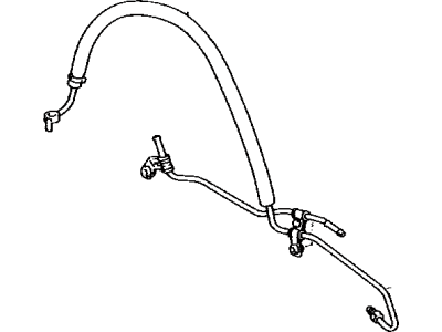 Toyota Corolla Power Steering Hose - 44410-02030