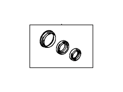 Toyota 04422-02040 Oil Seal Kit, Front AXL