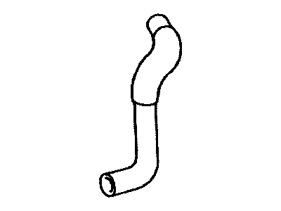 Toyota 16572-0D020 Hose, Radiator, Outlet