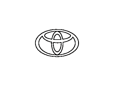 Toyota 75311-02080 Radiator Grille Emblem(Or Front Panel)