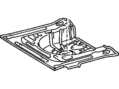 2000 Toyota Corolla Floor Pan - 58311-02040