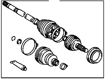 1999 Toyota Corolla Axle Shaft - 43470-09380