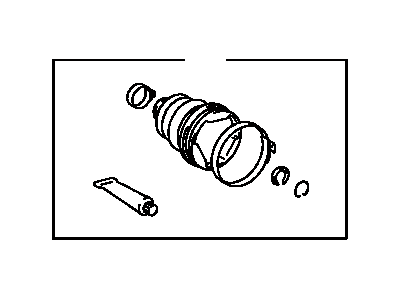 Toyota 04438-02050 Front Cv Joint Boot, Left