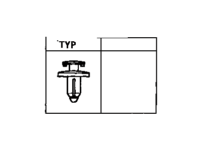 Toyota 90467-06181-C0 Clip