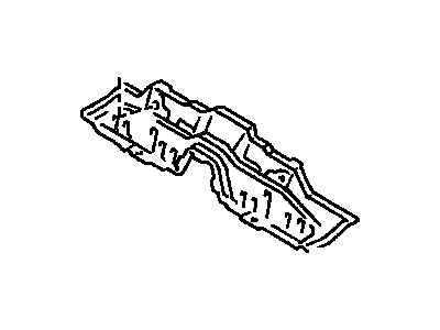 Toyota 57407-02020 Member Sub-Assy, Center Floor Cross