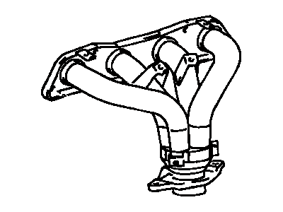 Toyota Corolla Catalytic Converter - 17104-0D020