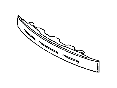 Toyota 52611-02050 Absorber, Front Bumper Energy
