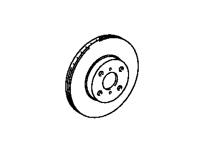 Toyota 43512-12550 Front Disc