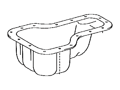 Toyota 12101-22022 Pan Sub-Assembly, Oil