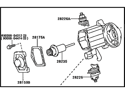 1998 Toyota Corolla Starter Solenoid - 28150-0D010