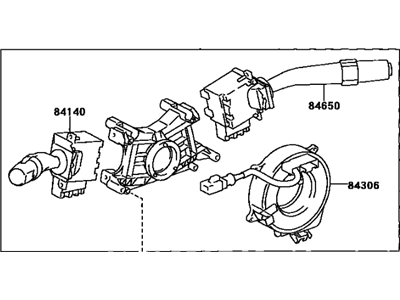 Toyota 84310-02320 Switch Assy, Turn Signal