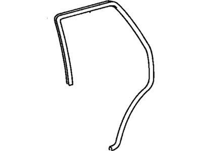 2000 Toyota Corolla Door Seal - 62334-02010-C0