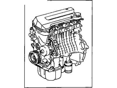 Toyota 19000-0D060 Engine Assembly, Partial