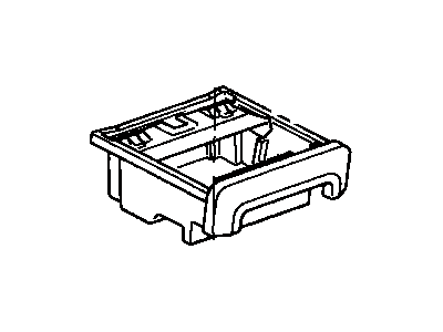 Toyota 74102-02010-E0 Box Sub-Assy, Front Ash Receptacle